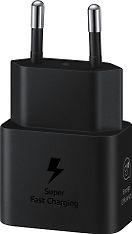 Samsung 25W USB-C GaN -verkkovirtalaturi, musta, kuva 3