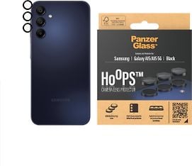 PanzerGlass Hoops -kameran linssinsuoja, Samsung Galaxy A14 / 14 5G, musta, kuva 3