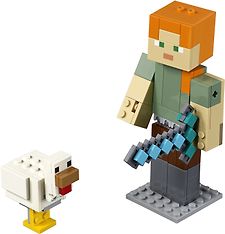 LEGO Minecraft 21149 - BigFig Alex ja kana, kuva 3