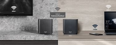 Asus ZenWiFi AX XT8 V2 Tri-band WiFi -Mesh-järjestelmä, musta, kuva 6