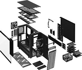 Fractal Design Define 7 - ATX-kotelo,  musta, kuva 8