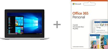 Lenovo Ideapad D330 10,1" -kannettava, Win 10 Home + Microsoft Office 365 Personal - 12 kk