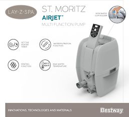 Bestway Lay-Z-Spa St. Moritz AirJet -poreallas, 216 x 71 cm, kuva 8