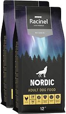 Racinel Nordic Adult Chicken -koiranruoka, 12 kg, 2-PACK – 