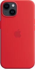 Apple iPhone 14 silikonikuori MagSafella, punainen (PRODUCT)RED, kuva 3