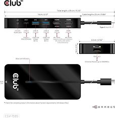 Club 3D Type-C 7-in-1 -hubi, kuva 4