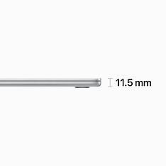 Apple MacBook Air 15" M2 8 Gt, 256 Gt 2023 -kannettava, hopea (MQKR3), kuva 3