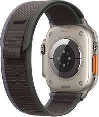 Apple Watch Ultra 2 (GPS + Cellular) 49 mm titaanikuori ja sininen/musta Trail-ranneke, S/M (MRF53), kuva 3