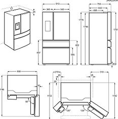 Electrolux LLI9VE54X0 French Door -Side By Side, teräs, kuva 15