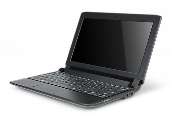 Acer eMachines 350/10.1"/Atom N450/1 GB/160GB/Windows 7 Starter - kannettava tietokone, musta, kuva 2