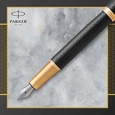 Parker IM Premium Black Gold GT -mustekynä, musta, kuva 5