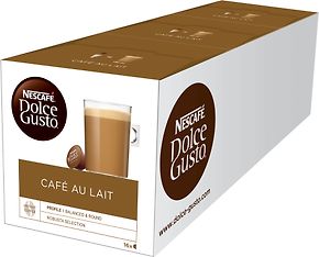 Dolce Gusto Cafe Au Lait -kahvikapseli, 16 kpl, 3-PACK