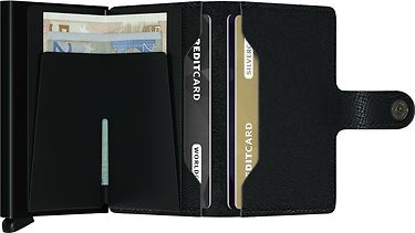 Secrid Crisple Miniwallet -lompakko, musta, kuva 3