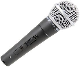 Shure SM58SE - dynaaminen mikrofoni on/off-kytkimellä