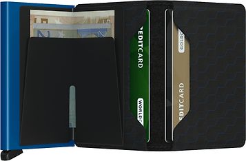 Secrid Optical Slimwallet -lompakko, musta/sininen, kuva 3