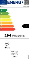 Bosch GSN36VBFP Serie 4 -kaappipakastin, musta, kuva 6