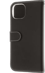 Insmat Exclusive Flip Case lompakkokotelo, iPhone 13 mini, musta, kuva 2