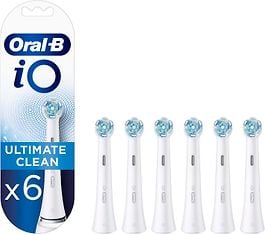 Oral-B iO Ultimate Clean -harjaspää, valkoinen, 6 kpl