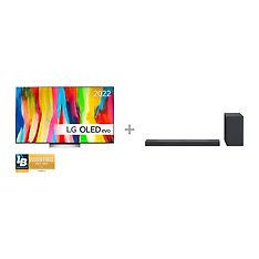 LG OLED C2 77" 4K OLED evo TV + LG SC9S 3.1.3 Dolby Atmos Soundbar -tuotepaketti, kuva 2