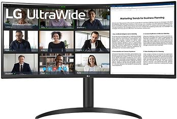 LG UltraWide 34WR55QC-B 34" -näyttö, kuva 2