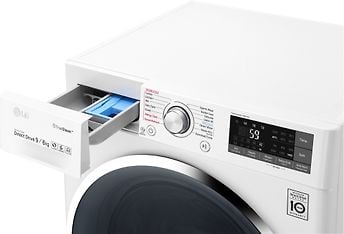 LG F4J8FH2W - kuivaava pyykinpesukone, valkoinen, kuva 6