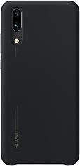 Huawei P20 Silicone Cover -suojakuori, musta