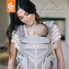 Ergobaby Omni 360: Cool Air Mesh -kantoreppu, Pearl Grey, kuva 7