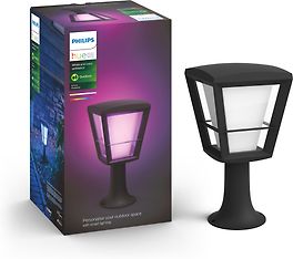 Philips Hue Econic Outdoor-älykäs pollarivalaisin, musta, 32,2 cm, 1150 lm, kuva 4