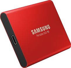 Samsung SSD T5 ulkoinen SSD-levy 500 Gt, punainen, kuva 7