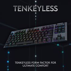 Logitech G915 TKL -pelinäppäimistö, Tactile-kytkimet, musta, kuva 7