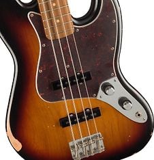 Fender 60th Anniversary Roadworn '60s Jazz Bass -bassokitara, 3 Color Sunburst, kuva 3