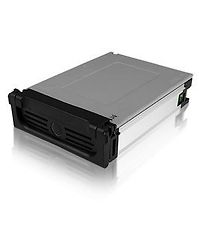 RaidSonic Icy Box IB-128SK-B 5.25" kiintolevykelkka 3.5" SATA-kiintolevyille, väri musta