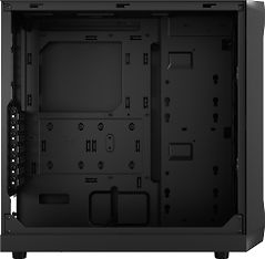 Fractal Design Focus 2 Black TG Clear Tint ATX-kotelo ikkunalla, musta, kuva 9