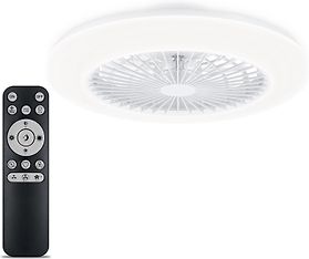 Philips Amigo Flat Fan Ceiling IR RD 20W+42W -tuuletinvalaisin, valkoinen, kuva 3