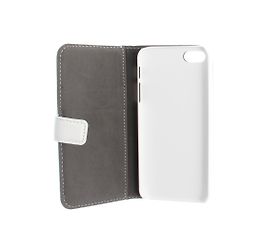 Insmat Exclusive Flip Case lompakkokotelo Apple iPhone SE, valkoinen, kuva 3