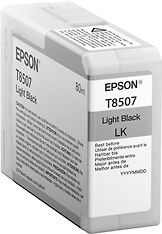 Epson T850700 -mustekasetti, vaalea musta