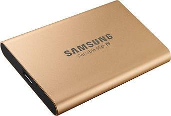 Samsung SSD T5 ulkoinen SSD-levy 1 Tt, ruusukulta