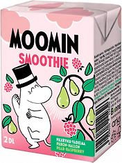 Bonne Moomin Päärynä-vadelma -smoothie, 200 ml, 18-PACK, kuva 2