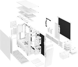 Fractal Design Define 7 - ATX-kotelo,  valkoinen, kuva 8