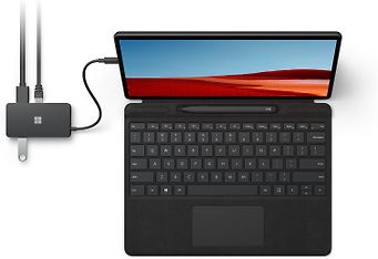 Microsoft USB-C Travel Hub -porttisovitin, musta, kuva 9