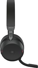 Jabra Evolve2 75 Stereo LINK380A -langaton headset + telakka, MS, musta, kuva 2