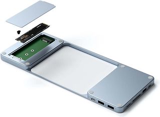 Satechi USB-C Slim Dock for 24" iMac -telakka, sininen, kuva 6