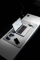 Deltahub Minimalistic Desk Pad -hiirimatto, 45 x 80 cm, vaaleanharmaa, kuva 3