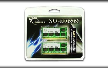 G.Skill Standard DDR3 SO-DIMM 1600 Mhz 8 Gt -muistimodulipaketti