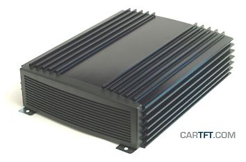 CarTFT VoomPC Black Edition (perfect for M1-ATX) mini-ITX (170x170mm) emolevylle, ja VIA mini-ITX, Pentium tai Pentium-M prosessoreille