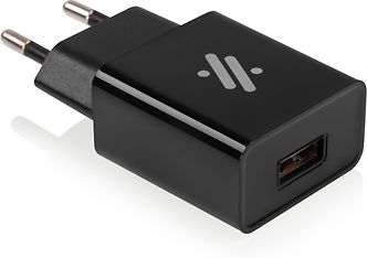 TinyCharge 2 USB-seinälaturi, 12 W, musta