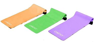 Gymstick Exercise Bands -vastuskuminauhat, 3 kpl