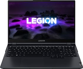 Lenovo Legion 5 15,6" -pelikannettava, Win 10 64-bit, harmaa (82JU003GMX)