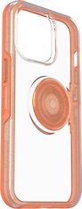 Otterbox Pop Symmetry Clear -suojakuori, iPhone 13 Pro, kirkas / oranssi, kuva 2