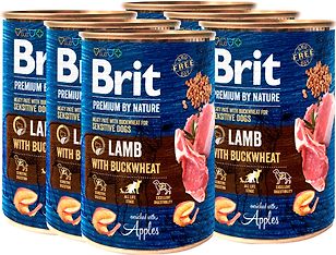 Brit Premium by Nature Lammas-tattari -koiran märkäruoka, 400 g, 6-pack –  